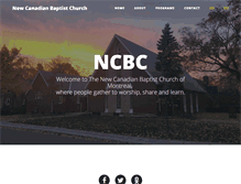Tablet Screenshot of montrealchurch.com